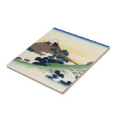 葛飾北斎。甲斐国犬目峠 タイル (側面)