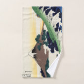 葛飾北斎 – 甲斐国犬目峠 バスタオルセット (ハンドタオル)