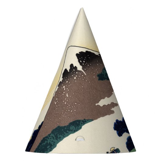 葛飾北斎。甲斐国犬目峠 パーティーハット (左)