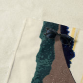 葛飾北斎。甲斐国犬目峠 ビーチタオル (インサイチュ)