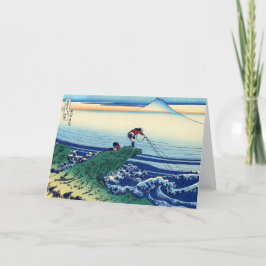 葛飾北斎 – 甲斐国鍛治川 カード