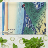 葛飾北斎 – 甲斐国鍛治川 キッチンタオル (折り畳み)