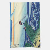 葛飾北斎 – 甲斐国鍛治川 キッチンタオル (縦)