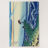 葛飾北斎 – 甲斐国鍛治川 ジグソーパズル (縦)