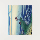 葛飾北斎 – 甲斐国鍛治川 タペストリー (正面)