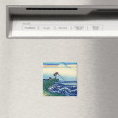 葛飾北斎 – 甲斐国鍛治川 マグネット (インサイチュ (食洗機))