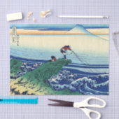 葛飾北斎 – 甲斐国鍛治川 薄葉紙 (クラフト)