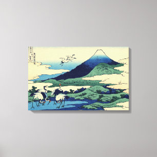 葛飾北斎 - 相模の梅川 キャンバスプリント