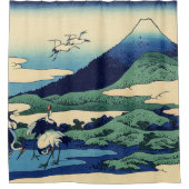 葛飾北斎 - 相模の梅川 シャワーカーテン (正面)
