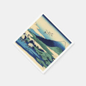 葛飾北斎 - 相模の梅川 スタンダードカクテルナプキン (角)