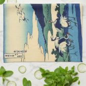 葛飾北斎 – 相模国梅川 キッチンタオル (折り畳み)