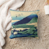 葛飾北斎 – 相模国梅川 クッション (ブランケット)