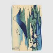 葛飾北斎 – 相模国梅川 ゴルフタオル (正面)