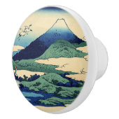 葛飾北斎 – 相模国梅川 セラミックノブ (右)