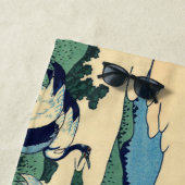 葛飾北斎 – 相模国梅川 ビーチタオル (インサイチュ)