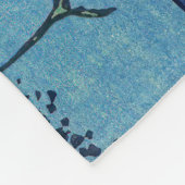 葛飾北斎 – 相模国梅川 フリースブランケット (角)