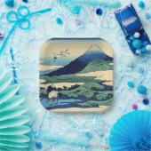 葛飾北斎 – 相模国梅川 ペーパープレート (パーティー)