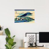 葛飾北斎 – 相模国梅川 ポスター (ホームオフィス)