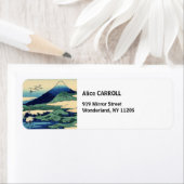 葛飾北斎 – 相模国梅川 ラベル (インサイチュ)