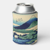 葛飾北斎 – 相模国梅川 缶クーラー (缶裏面)