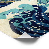 葛飾北斎 - 神奈川沖の大波 ポスター (コーナー)