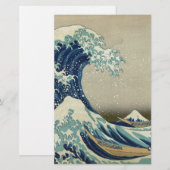 葛飾北斎:神奈川沖浪裏 便箋 (正面/裏面)