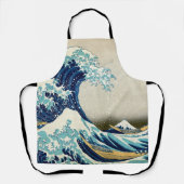 葛飾北斎 – 神奈川素晴らしの波 エプロン (正面)