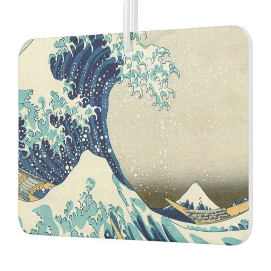 葛飾北斎 – 神奈川素晴らしの波 カーエアーフレッシュナー (左)