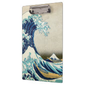 葛飾北斎 – 神奈川素晴らしの波 クリップボード (左)