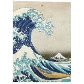 葛飾北斎 – 神奈川素晴らしの波 クリップボード (裏面)