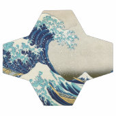 葛飾北斎 – 神奈川素晴らしの波 サッカーボール (フラット)