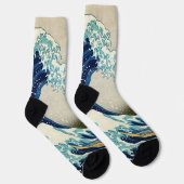 葛飾北斎 – 神奈川素晴らしの波 ソックス (右)