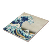 葛飾北斎 – 神奈川素晴らしの波 タイル (側面)