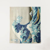 葛飾北斎 – 神奈川素晴らしの波 タペストリー (正面)