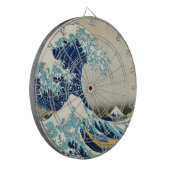 葛飾北斎 – 神奈川素晴らしの波 ダーツボード (正面左)