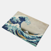 葛飾北斎 – 神奈川素晴らしの波 ドアマット (アングル)