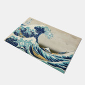 葛飾北斎 – 神奈川素晴らしの波 ドアマット (アングル)