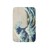 葛飾北斎 – 神奈川素晴らしの波 バスマット (正面縦)