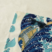 葛飾北斎 – 神奈川素晴らしの波 ビーチタオル (インサイチュ)