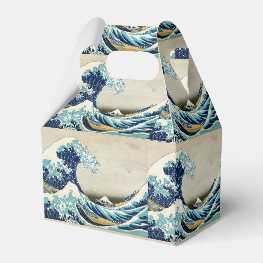 葛飾北斎 – 神奈川素晴らしの波 フェイバーボックス (裏面サイド)