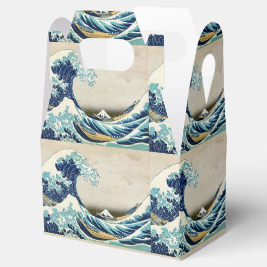 葛飾北斎 – 神奈川素晴らしの波 フェイバーボックス (オープン)