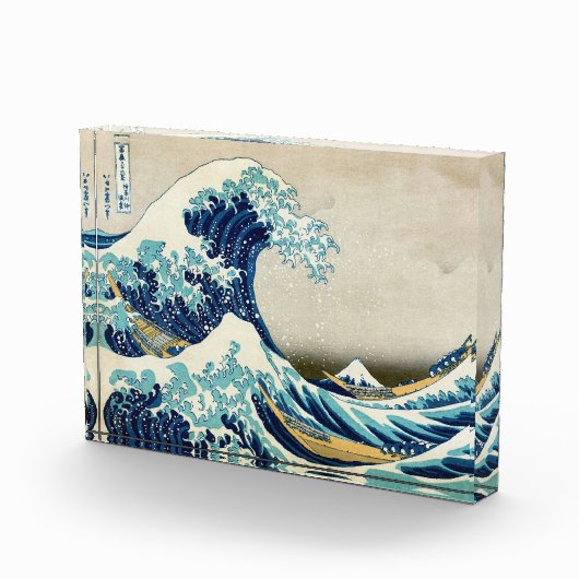葛飾北斎 – 神奈川素晴らしの波 フォトブロック (右)