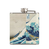 葛飾北斎 – 神奈川素晴らしの波 フラスク (裏面)