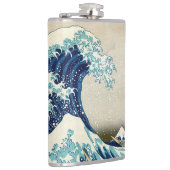 葛飾北斎 – 神奈川素晴らしの波 フラスク (右)
