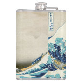 葛飾北斎 – 神奈川素晴らしの波 フラスク (裏面)