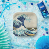 葛飾北斎 – 神奈川素晴らしの波 ペーパープレート (パーティー)