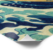 葛飾北斎 – 神奈川素晴らしの波 ポスター (コーナー)