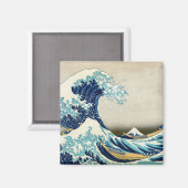 葛飾北斎 – 神奈川素晴らしの波 マグネット (正面/裏面)