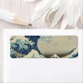 葛飾北斎:神奈川素晴らしの波 ラベル (インサイチュ)