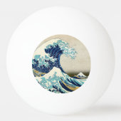 葛飾北斎 – 神奈川素晴らしの波 卓球ボール (裏面)